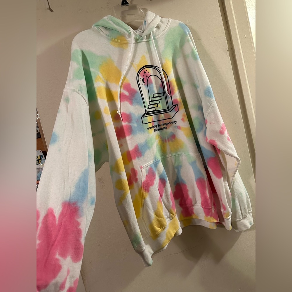 The Maine tie dye everything is temporary sweatshirt - Picture 3 of 5